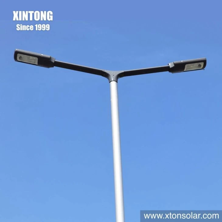 All In One Integrated 10W LED Street Lamp With 8m Street Pole
